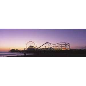 Amusement Park Santa Monica Ca, USA by Panoramic Images, 24x8