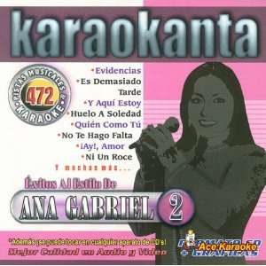    Karaokanta KAR 4472   Ana Gabriel 2 Spanish CDG Various Music
