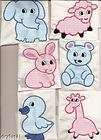 Quilt Blocks Appliqued Embroidered Baby Animals CUSTOM
