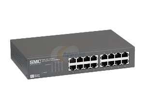   16 Port Ethernet EZ Switch 10/100Mbps 16 x RJ45 8K MAC Address Table
