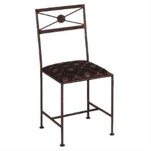   Chair Fabric Avanti Bone, Metal Finish Antique Bronze Home