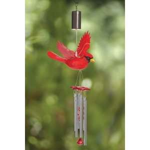  Exhart 53924 Anywhere Windy Wings Cardinal Wind Chime 
