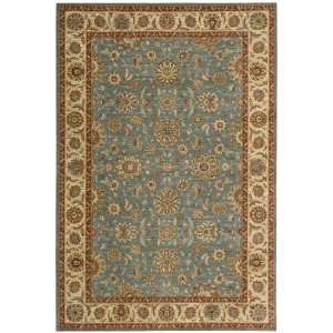   Living Treasures LI 05 Aqua 8 3 X 11 3 Area Rug