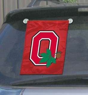 Ohio State Buckeyes 15 x 10 1/2 Embroidered(Sewn) Team Garden/Window 