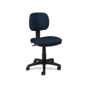  Basyx VL610 Pneumatic Armless Task Chair   Blue 
