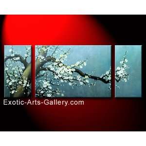 com Abstract Art Painting Cherry Blossom Painting Feng Shui Painting 