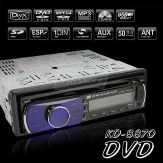 New KD8870 Car Stereo Audio CD/DVD//USB/SD Player Detachable  