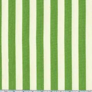  54 Wide Awning Stripe Lime Fabric By The Yard Arts 