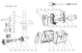 Electric Meat Grinder processor  