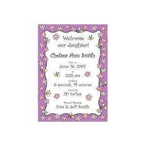  Baby Girl Card Announcements