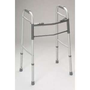  Easy Release 2 Button Folding Walker Adult Without Wheels 