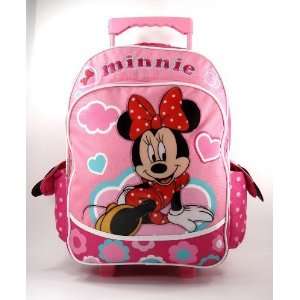  Disney Minnie Mouse   Sunshine   15 Large Rolling Backpack Baby