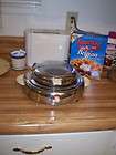 vintage general electric chrome deco, waffle maker with