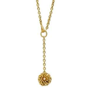  Bielka Fandango 18k Gold & Diamond Ball Pendant Jewelry