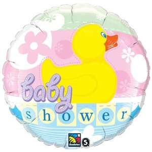    18 Baby Shower Rubber Duckie Qualatex Balloons Toys & Games