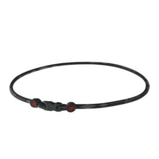 Phiten X30 Diamond Titanium Necklace Black/Grey – 22 Inch 