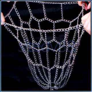 Basketball Metal Chain Sports Hoop Netting Nets Indoor Outdoor New 