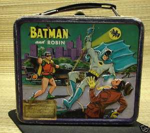 1966 Batman & Robin Metal Lunchbox  