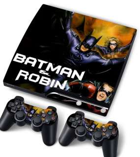 Batman Robin Vinyl Decal Sticker Skin Sony PlayStation 3 PS3 Slim 2 