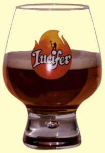 Lucifer Belgian Snifter Beer Glass  