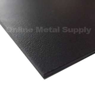 Polyethylene Plastic Sheet .060 x 24 x 48   HDPE Black  