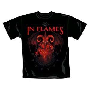 Atmosphere   In Flames T Shirt Baphomet (L) Toys & Games