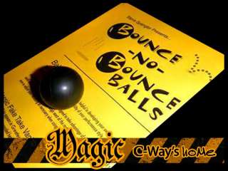 D027 Close Up Magic Street Trick Bounce No Bounce Balls  