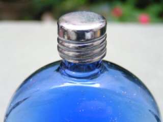 Vintage Soir de Paris BOURJOIS Blue Perfume Bottle  