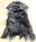 ICELANDIC LAMBSKIN SHEEPSKIN RUG SKIN FELL PEAU DU MOUTON TROLL HAIRS 