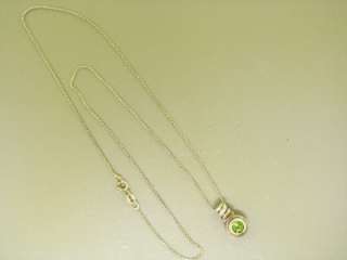   STERLING SILVER PARURE SET PERIDOT GARNET Vintage Necklace Bracelet