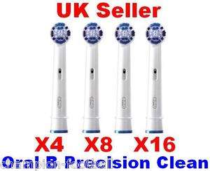 Oral B Precision Clean Toothbrush heads NEW 5000 3000 Braun Replace 