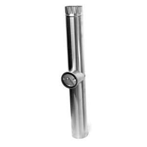    001 4 in. x 22 in. Pipe With Barometric Damper Patio, Lawn & Garden