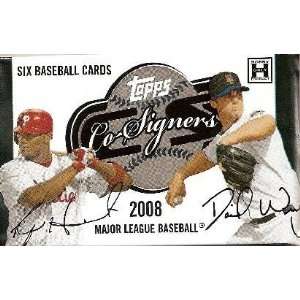  2008 Topps Co Signers Baseball HOBBY Pack   (6 Cards/Pack 
