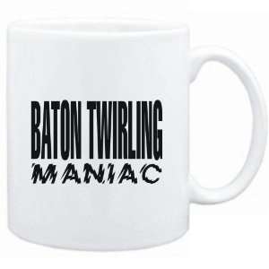    Mug White  MANIAC Baton Twirling  Sports