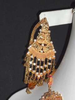 BOLLYWOOD INDIAN PAKISTANI BRIDAL NECKLACE EARRING 5P A19  