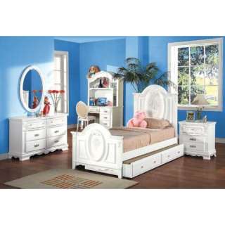  New 4pcs Youth Kid Full Girl Bedroom Set, #A1677F
