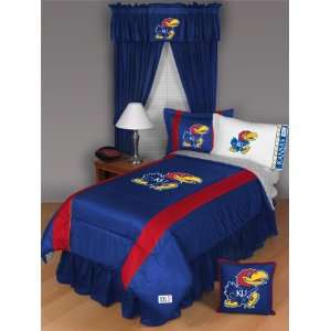   Jayhawks Bedding Set   6 pc. TWIN Comforter Bed Set