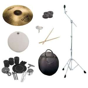   Kit, Cymbal Bag, Snare Head, Drumsticks, Drum Key, and Cymbal Felts