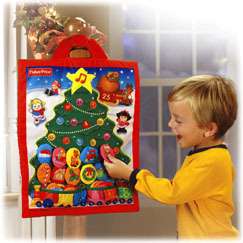    FISHER PRICE LITTLE PEOPLE CHRISTMAS COUNTDOWN CALENDAR  