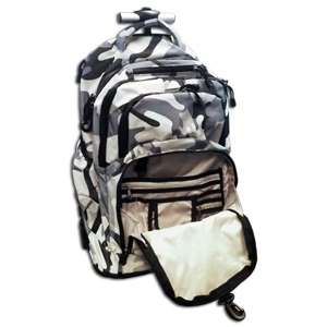 DDI ToughPack Camouflage Rolling Backpack (Desert Gray)  