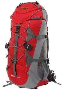 NEW 55L Internal Frame Camping Hiking Backpack Red  