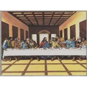  Black Last Supper by Tobey 8x6 