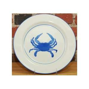  BLUE CRAB SET OF 4 DINNER PLATES