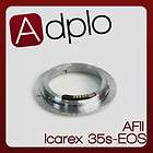   AF confirm Icarex 35 35S lens to Canon EOS camera adapter 1100D 550D