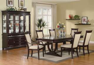 Cappuccino Finish Dining Room China Cabinet Buffet  