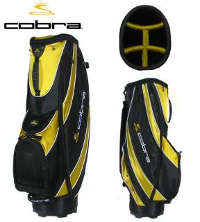 COBRA SPORT CART BAG GOLF BAG BLACK/YELLOW BRAND NEW IN BOX 