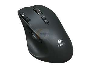   G700 Black 13 Buttons Tilt Wheel USB RF Wireless Laser Gaming Mouse