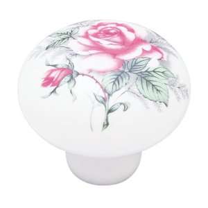  Brainerd P30093V WF C7 1 3/8 Inch Ceramic Rose Round Knob 