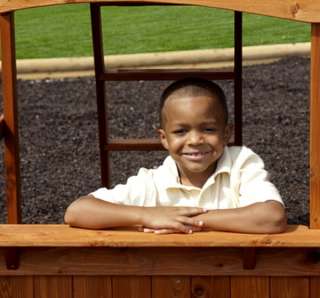 The Atlantis Cedar Play Set will provide your children with endless 