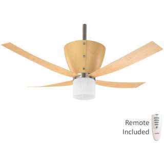   56 CONTEMPORARY BRUSHED NICKEL VALHALLA REMOTE Ceiling Fan  